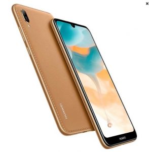 Huawei Y6 Pro 2019 in a Beautifully Crafted Amber Brown Leather Casing